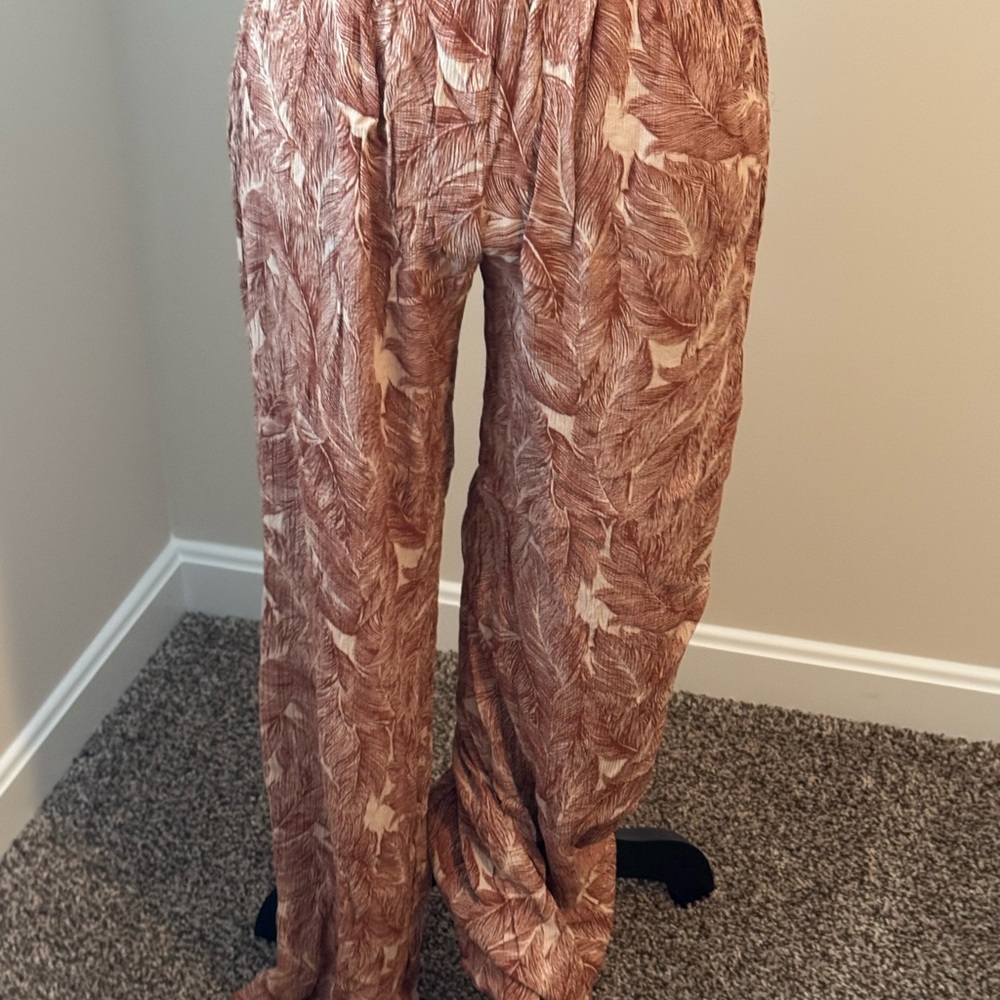 NLT Leaf Print Pants